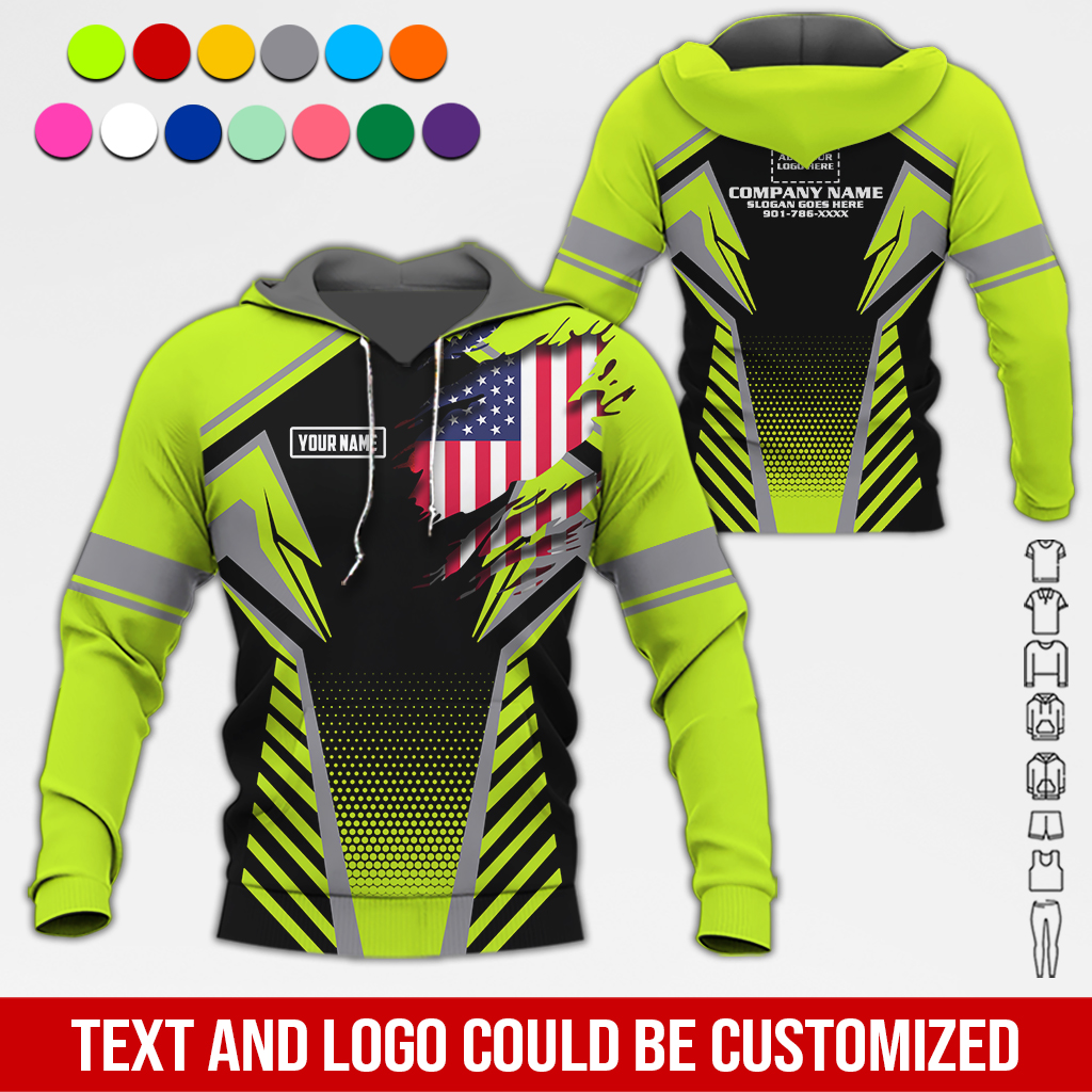 6263046-custom-company-brand-uniform-shirt-personalized-name-logo-colors-da180-5.jpg Custom Company Brand Uniform Shirt – Custom Name, - photo 5