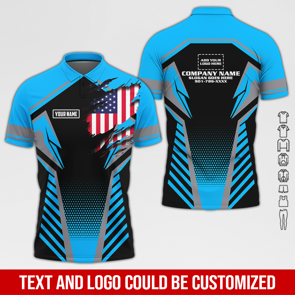6263046-custom-company-brand-uniform-shirt-personalized-name-logo-colors-da180-54.jpg Custom Company Brand Uniform Shirt – Custom Name, - photo 54