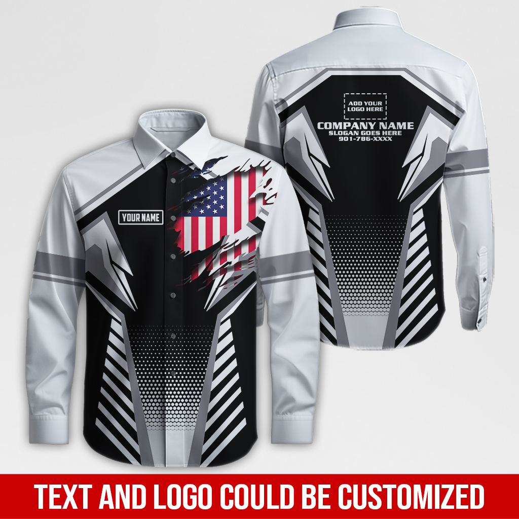 6263046-custom-company-brand-uniform-shirt-personalized-name-logo-colors-da180-98.jpg Custom Company Brand Uniform Shirt – Custom Name, - photo 98