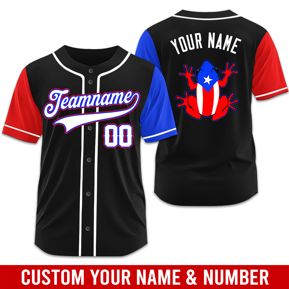 Custom Black Kelly Blue-Red Authentic Puerto Rico - photo 3