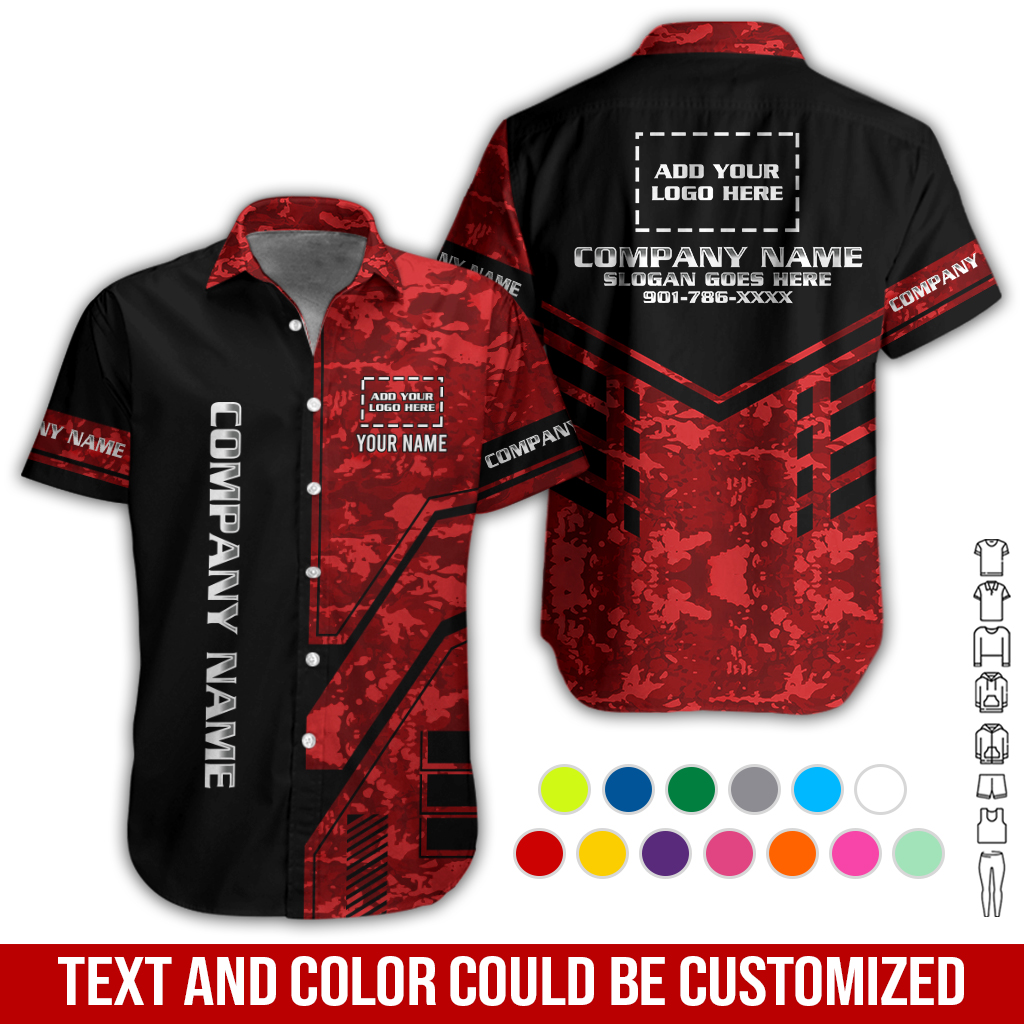 Custom Company Brand Uniform Shirt – Custom Name, - photo 12