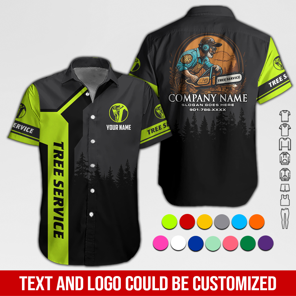 Custom Arborist Tree Services 3D Hoodie - photo 3