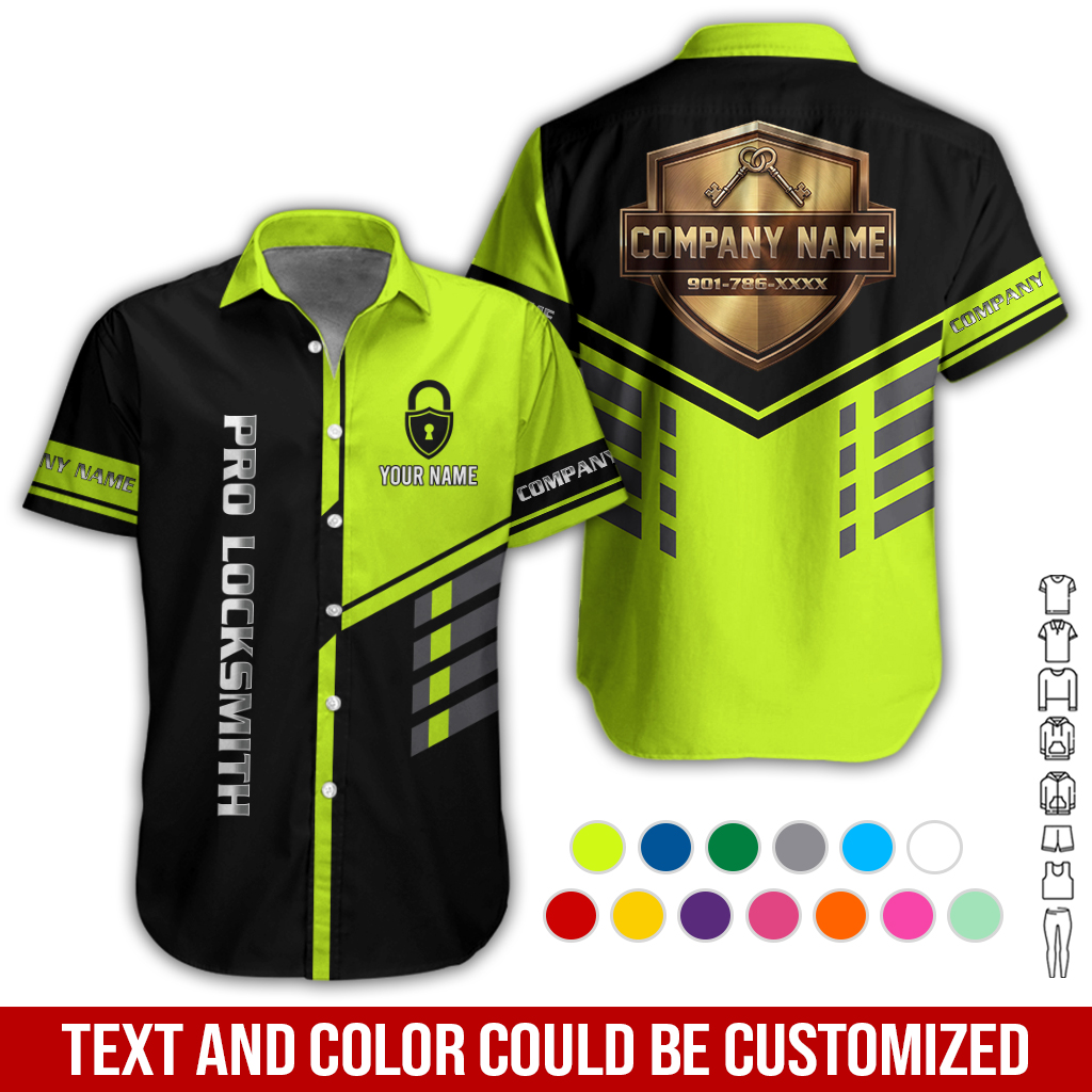 Custom LockSmith Work Shirt: Custom Lock & - photo 3