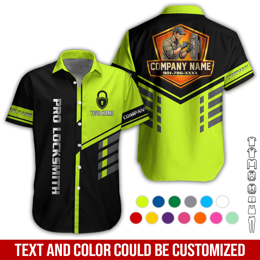 Custom LockSmith Work Shirt: Custom Lock & - photo 3