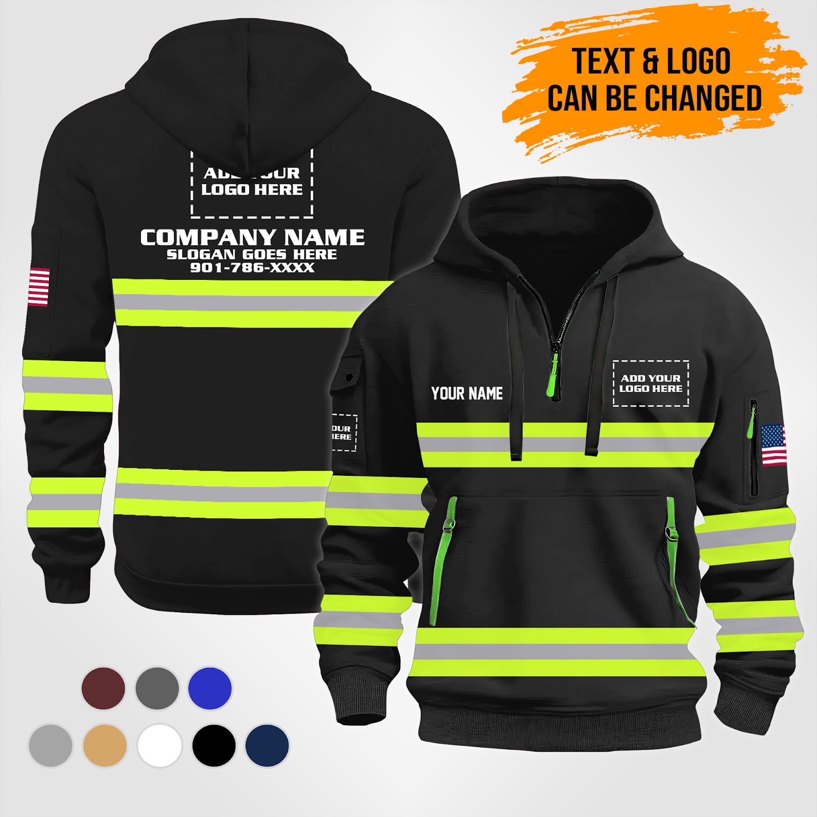 Custom Company Brand Uniform Shirt – Custom Name, - photo 2