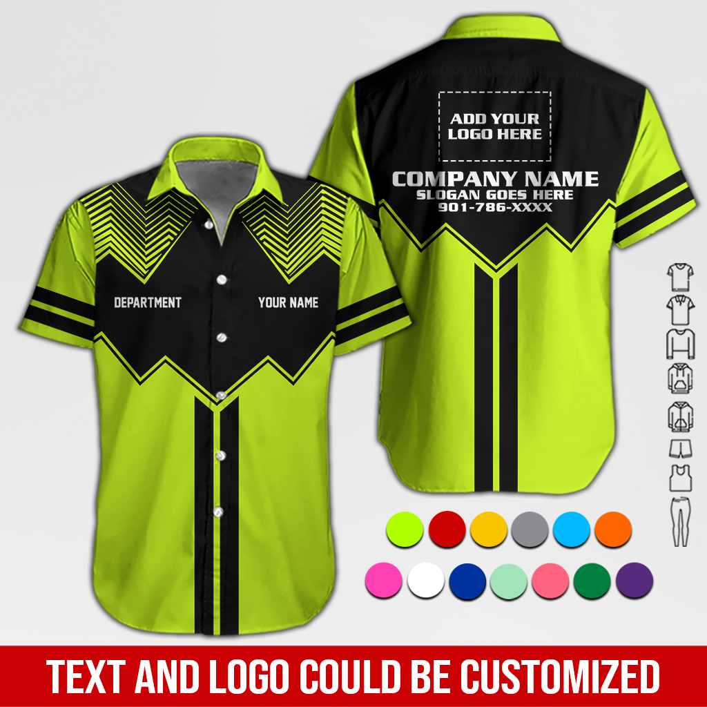 Custom Company Brand Uniform Shirt – Custom Name, - photo 3