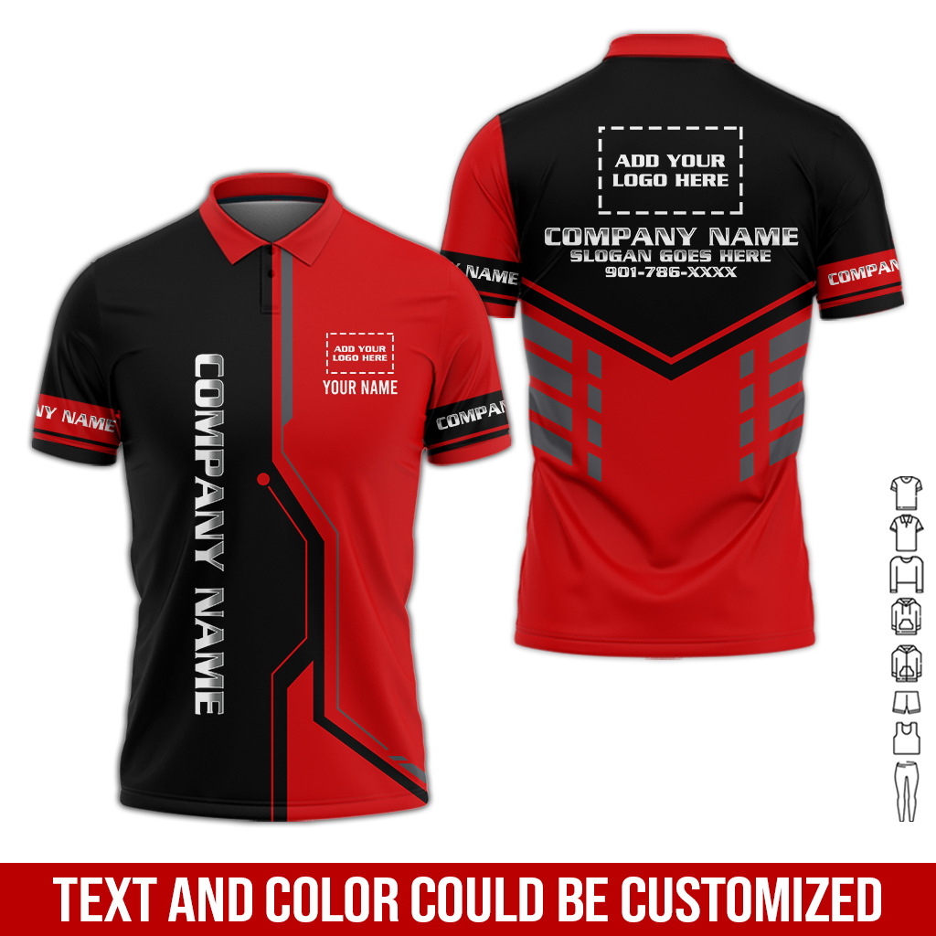6285673-custom-company-brand-uniform-shirt-personalized-name-logo-colors-pc629-11.jpg Custom Company Brand Uniform Shirt – Custom Name, - photo 11