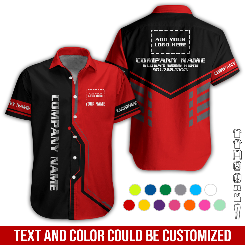 Custom Company Brand Uniform Shirt – Custom Name, - photo 12