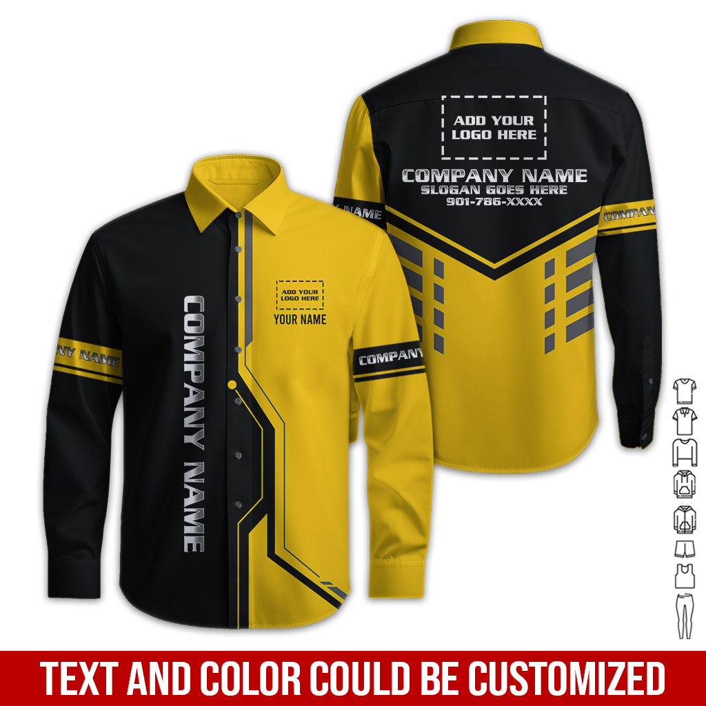 6285673-custom-company-brand-uniform-shirt-personalized-name-logo-colors-pc629-25.jpg Custom Company Brand Uniform Shirt – Custom Name, - photo 25