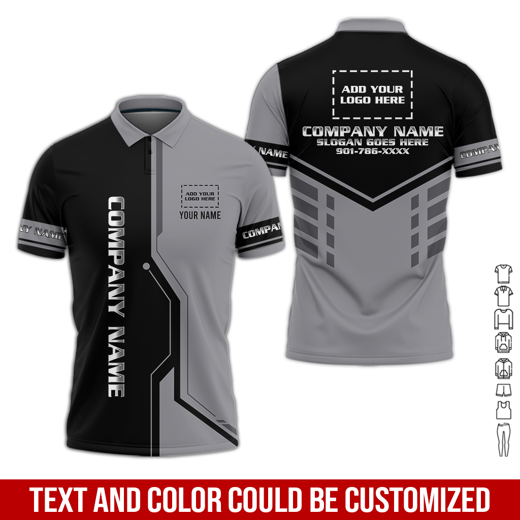 6285673-custom-company-brand-uniform-shirt-personalized-name-logo-colors-pc629-29.jpg Custom Company Brand Uniform Shirt – Custom Name, - photo 29
