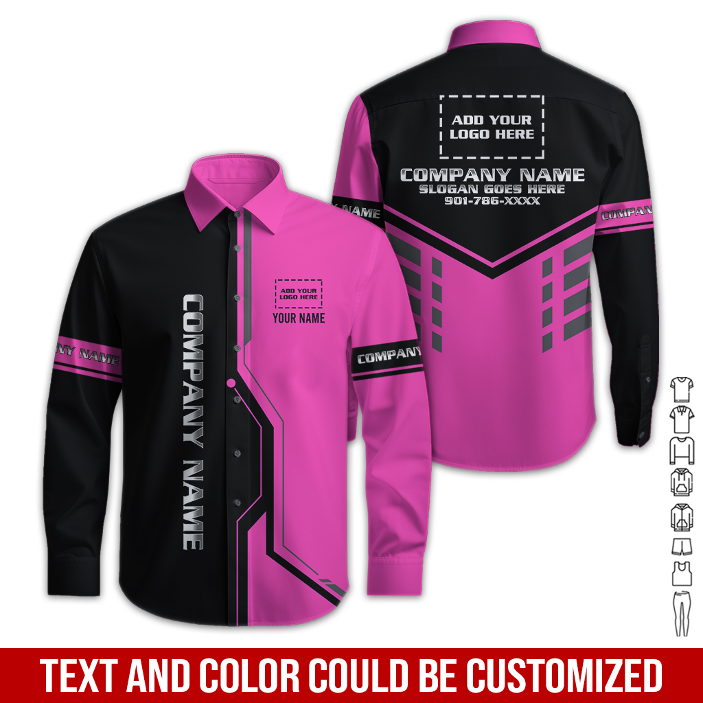 6285673-custom-company-brand-uniform-shirt-personalized-name-logo-colors-pc629-61.jpg Custom Company Brand Uniform Shirt – Custom Name, - photo 61