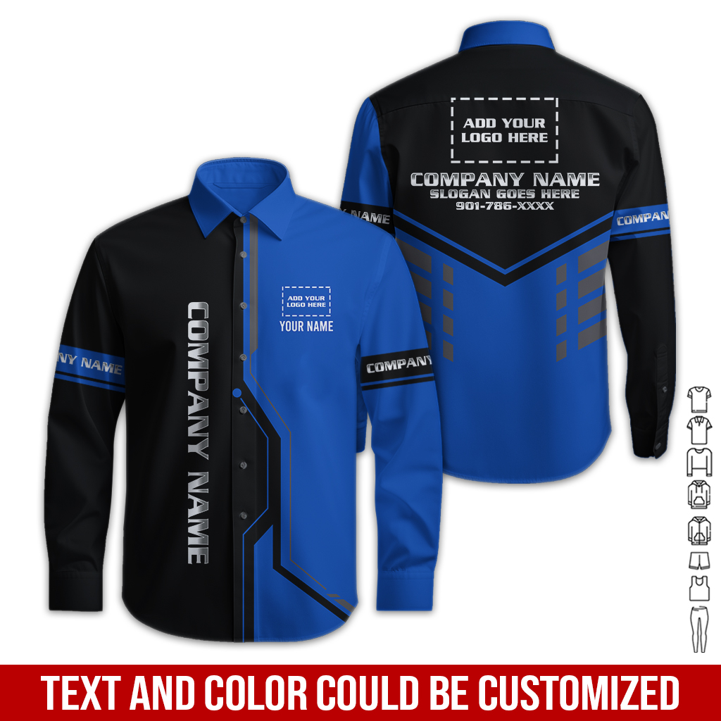 6285673-custom-company-brand-uniform-shirt-personalized-name-logo-colors-pc629-79.jpg Custom Company Brand Uniform Shirt – Custom Name, - photo 79