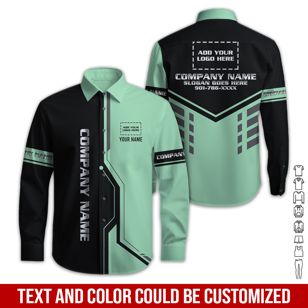 6285673-custom-company-brand-uniform-shirt-personalized-name-logo-colors-pc629-88.jpg Custom Company Brand Uniform Shirt – Custom Name, - photo 88