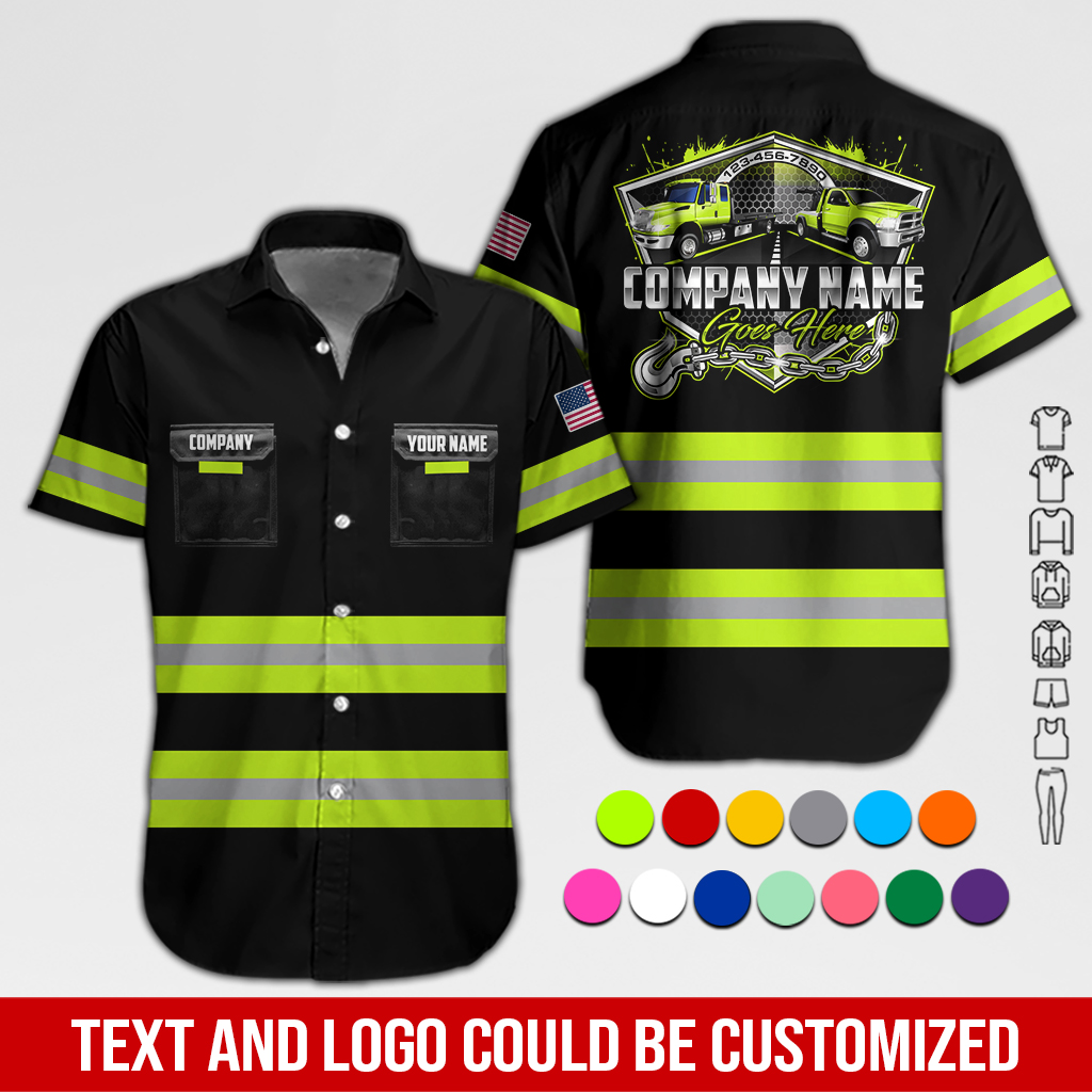 Pocket-Custom Love Tow Truck 3D Hoodie - photo 3