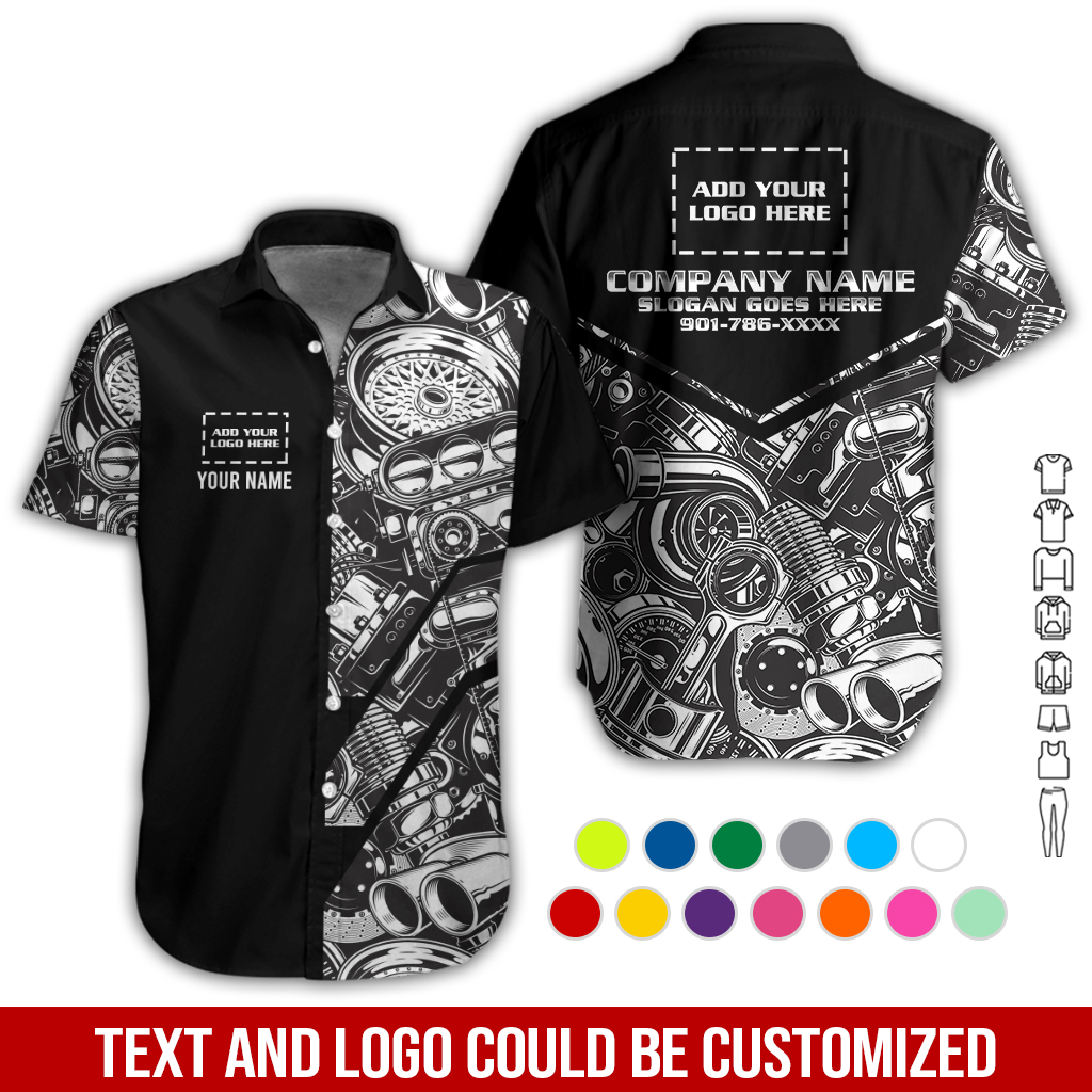 Custom Company Brand Uniform Shirt – Custom Name, - photo 66