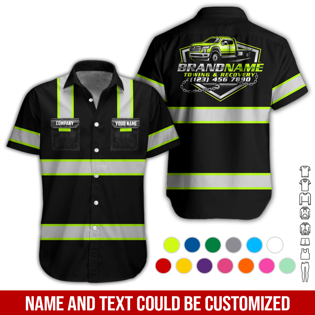 Pocket-Custom Love Tow Truck 3D Hoodie - photo 3