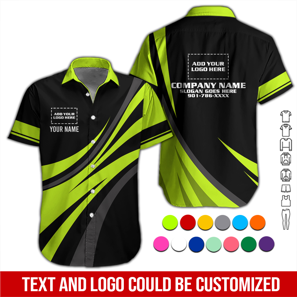 Custom Company Brand Uniform Shirt – Custom Name, - photo 3