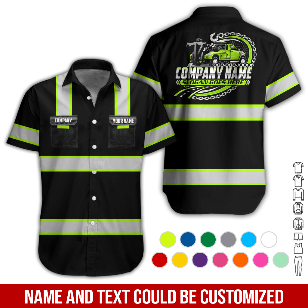 Pocket-Custom Love Tow Truck 3D Hoodie - photo 3