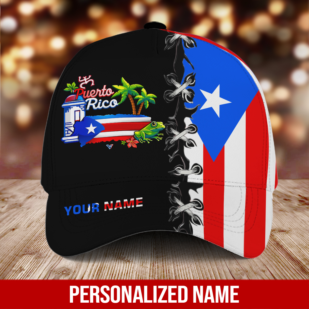 Custom Love Puerto Rico Cap