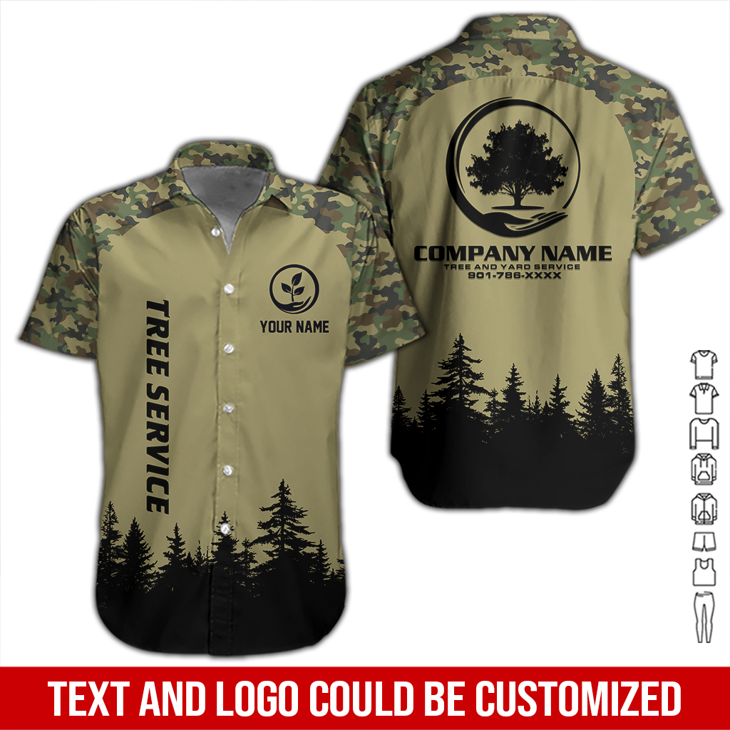 Custom Arborist Tree Services 3D Hoodie - photo 3