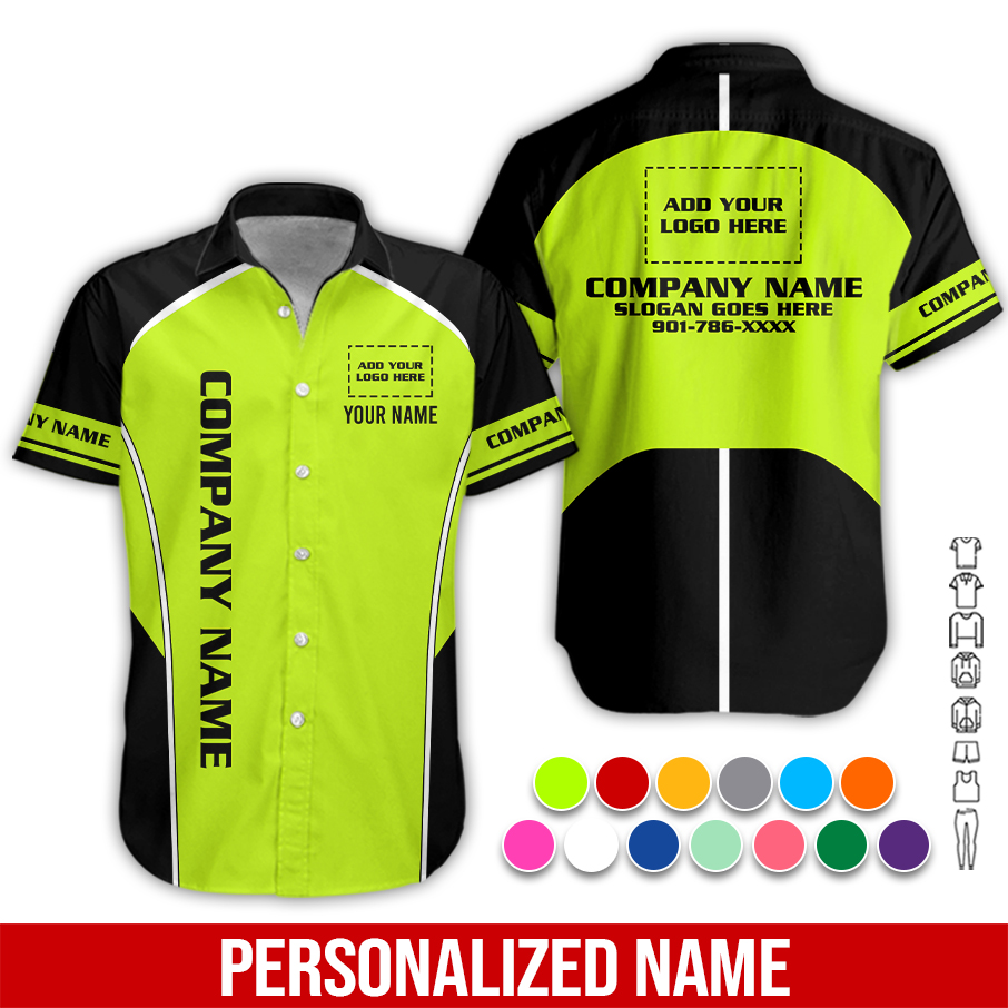 Custom Company Brand Uniform Shirt – Personalized Name, Logo & Colors ZM672 - photo 3