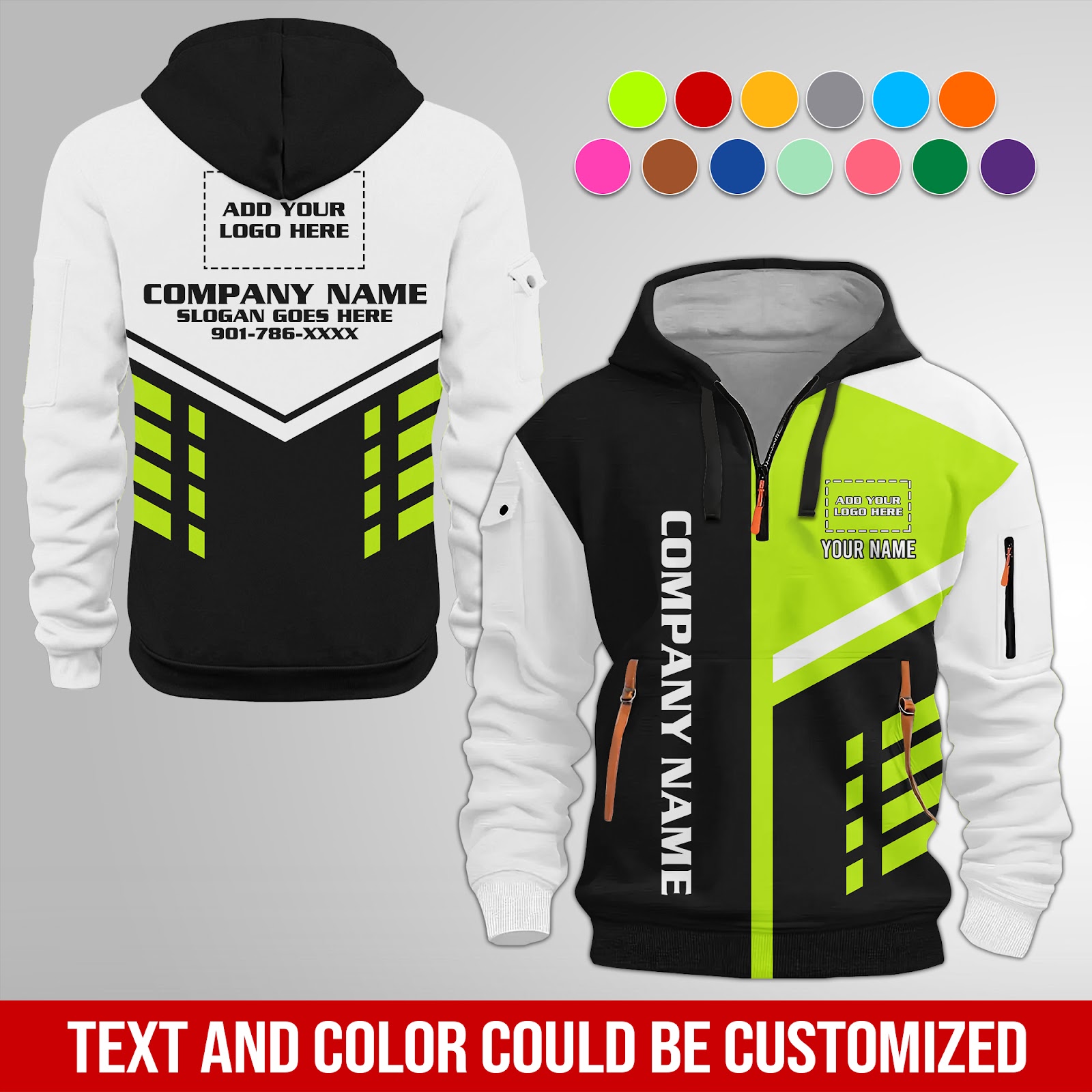 Custom Company Brand Uniform Shirt – Custom Name, - photo 118
