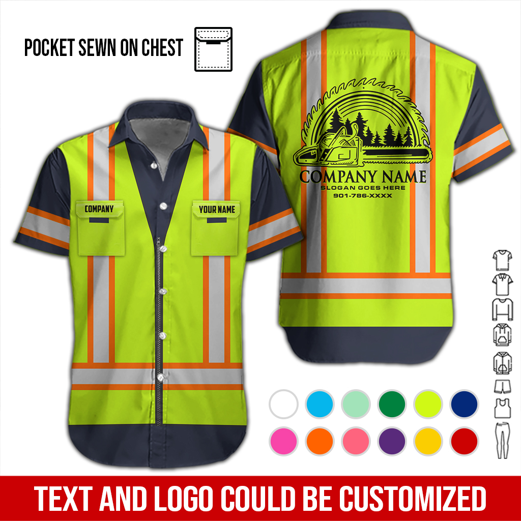 Pocket-Personalized Name Arborist Tree Services 3D All Over Printed Clothes DA232 - photo 3