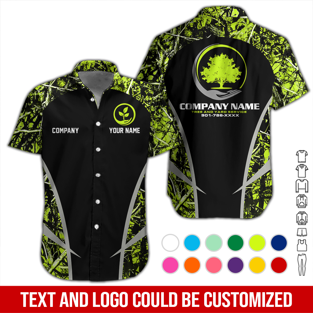 Personalized Name Tree Service 3D All Over Printed Clothes DA237 - photo 3