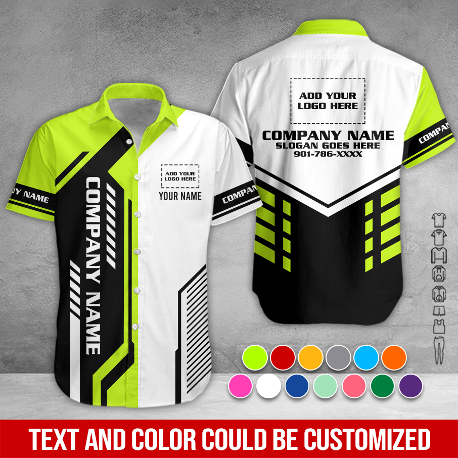 Custom Company Brand Uniform Shirt – Personalized Name, Logo & Colors ZM682