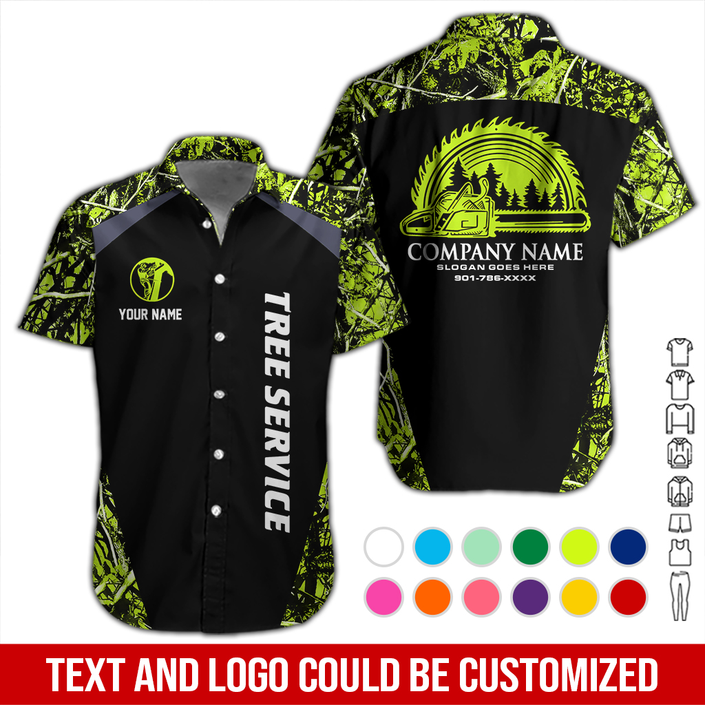 Personalized Name Arborist Tree Services 3D All Over Printed Clothes DA245