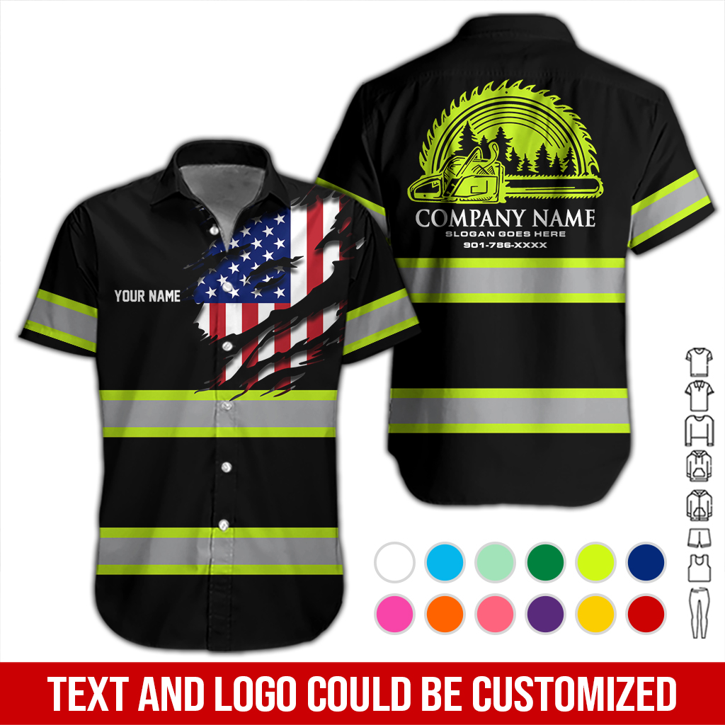 Personalized Name Arborist Tree Services 3D All Over Printed Clothes DA249