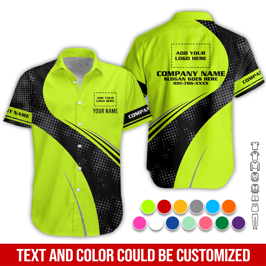 Custom Company Brand Uniform Shirt – Personalized Name, Logo & Colors ZM687