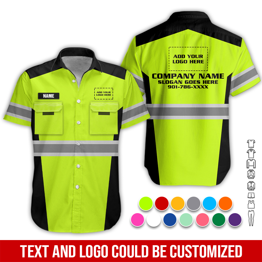 Pocket – Personalized Name Workwear Style All Over Printed Clothes PC672
