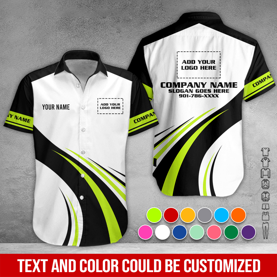 Custom Company Brand Uniform Shirt – Personalized Name, Logo & Colors ZM692