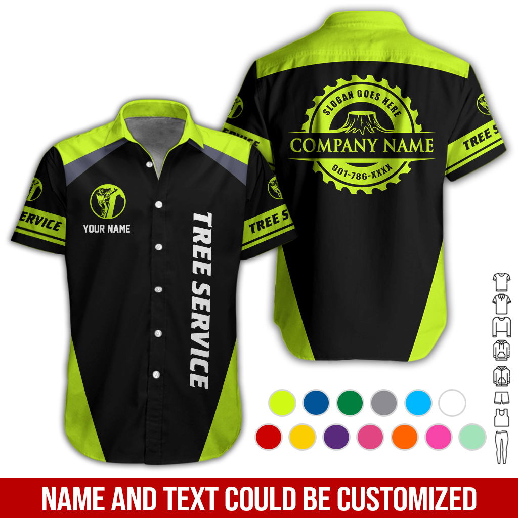 Personalized Name Arborist Tree Services 3D All Over Printed Clothes GL403