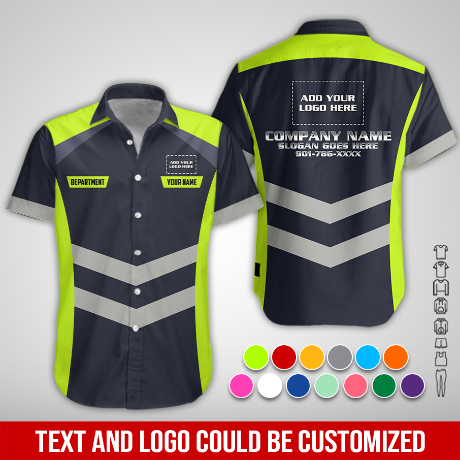 Custom Company Brand Uniform Shirt – Personalized Name, Logo & Colors PC674