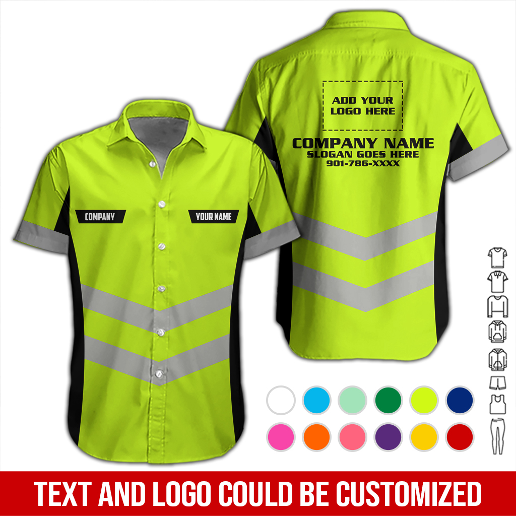 Personalized Name Workwear Style All Over Printed Clothes DA254
