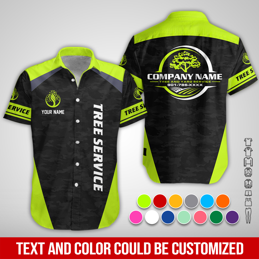 Personalized Name Arborist Tree Services 3D All Over Printed Clothes PC677