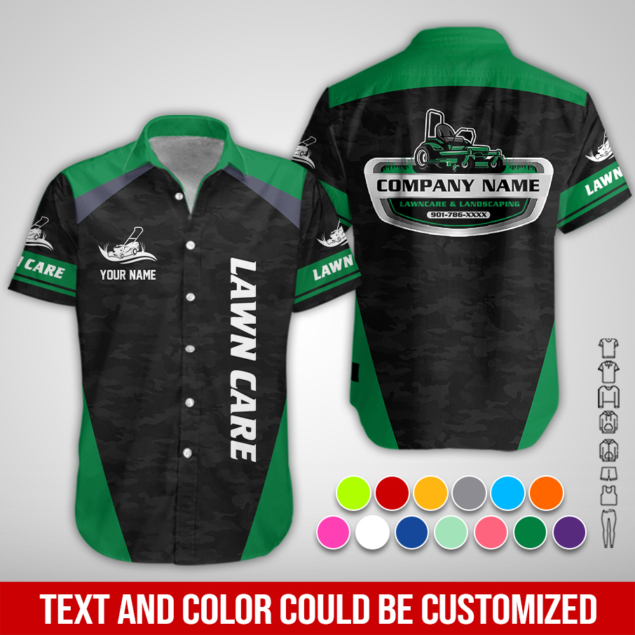 Personalized Name Lawn Care 3D All Over Printed Clothes PC678