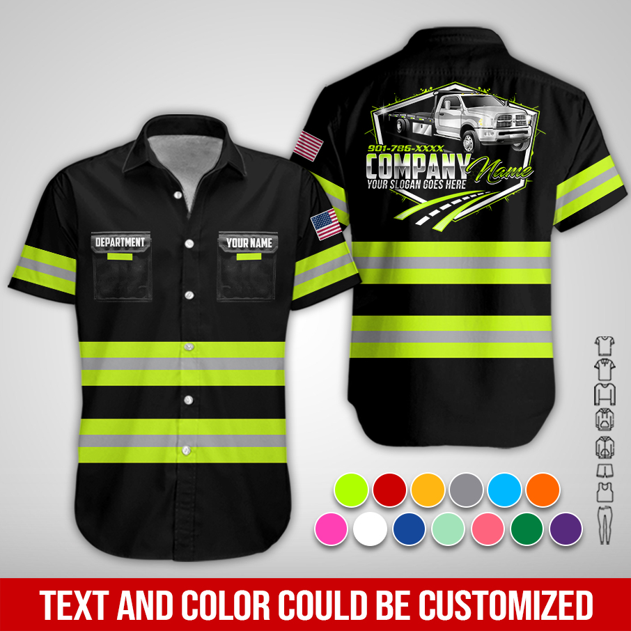 Pocket-Personalized Name Love Tow Truck 3D All Over Printed Clothes PC682