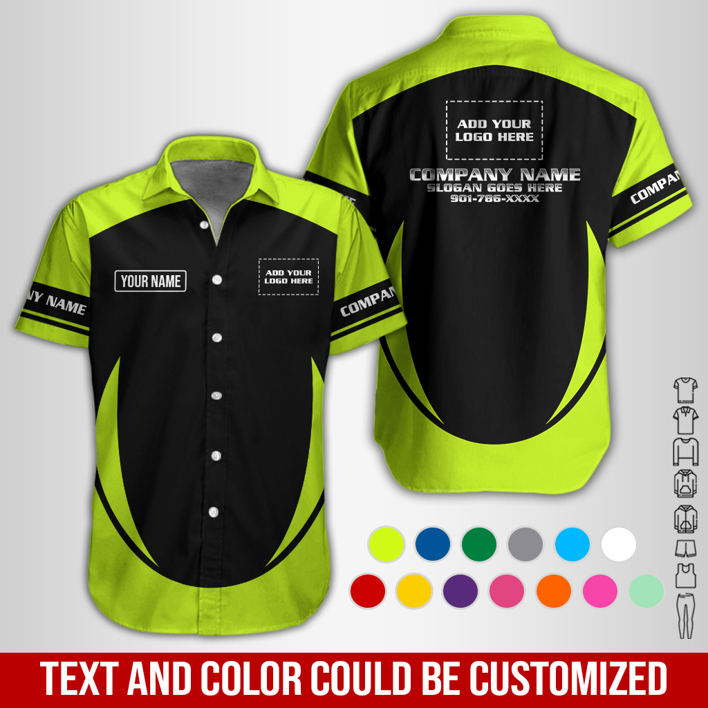 Custom Company Brand Uniform Shirt – Personalized Name, Logo & Colors GL415