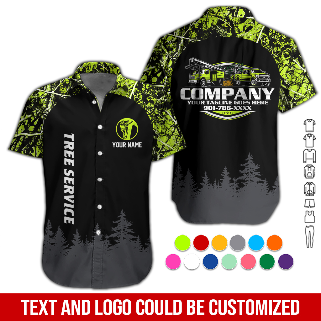 Personalized Name Arborist Tree Services 3D All Over Printed Clothes DA267