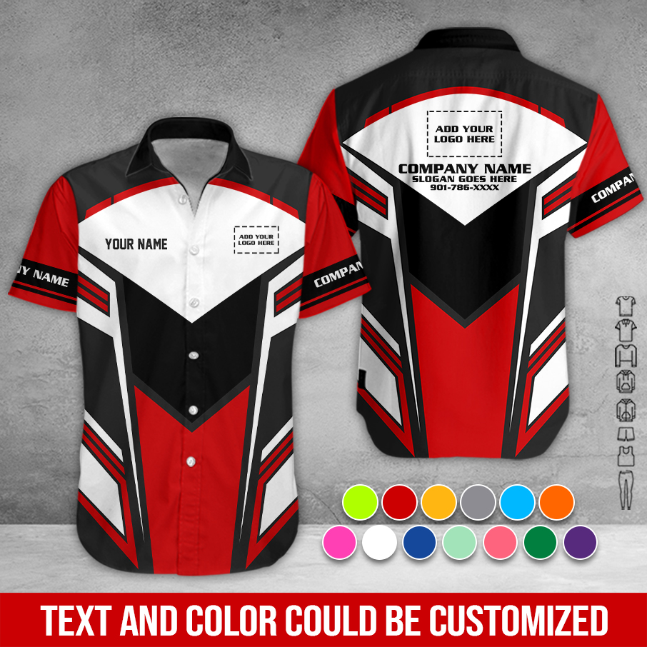 Custom Company Brand Uniform Shirt – Personalized Name, Logo & Colors ZM707