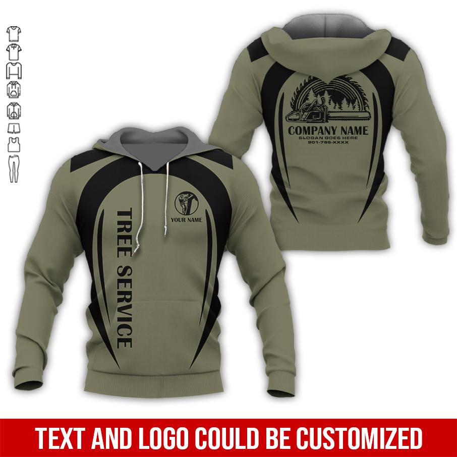 Personalized Name Arborist Tree Services 3D All Over Printed Clothes PC692