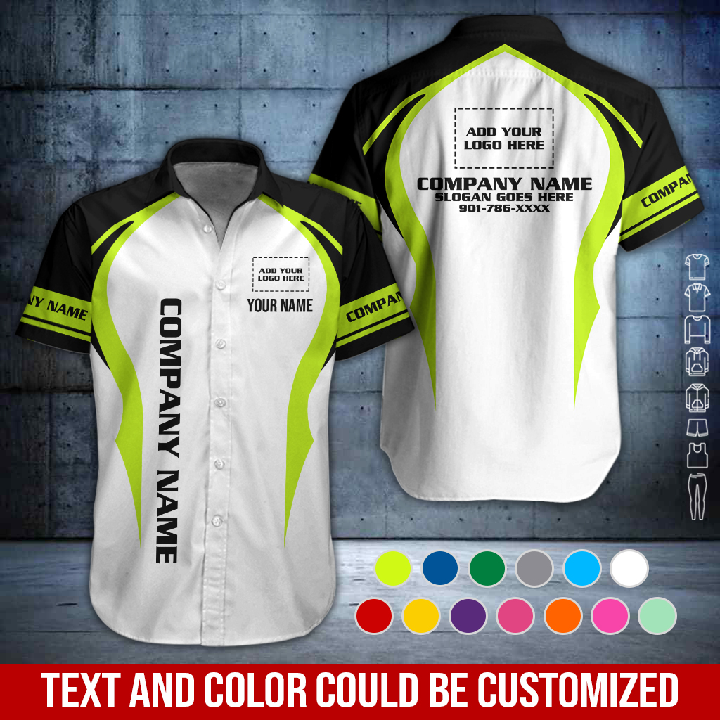 Custom Company Brand Uniform Shirt – Personalized Name, Logo & Colors GL419