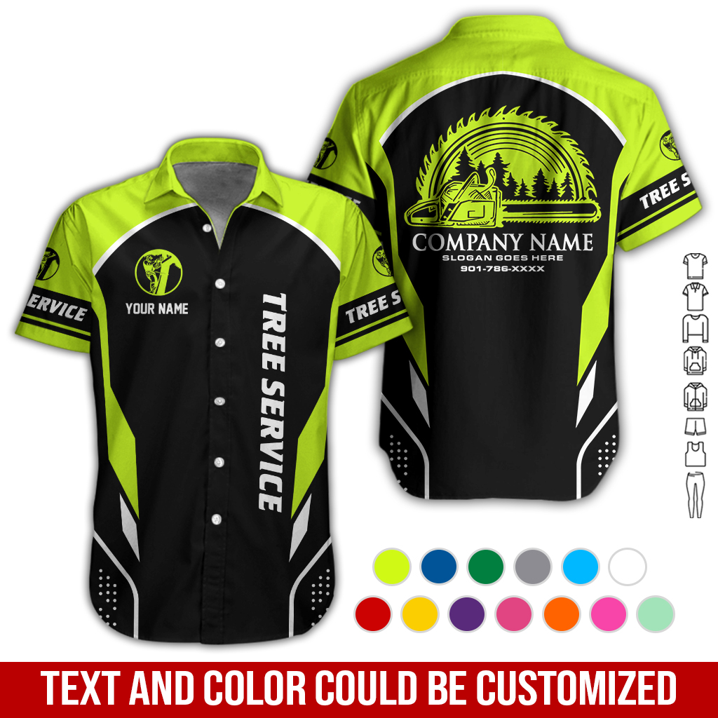 Personalized Name Arborist Tree Services 3D All Over Printed Clothes GL421