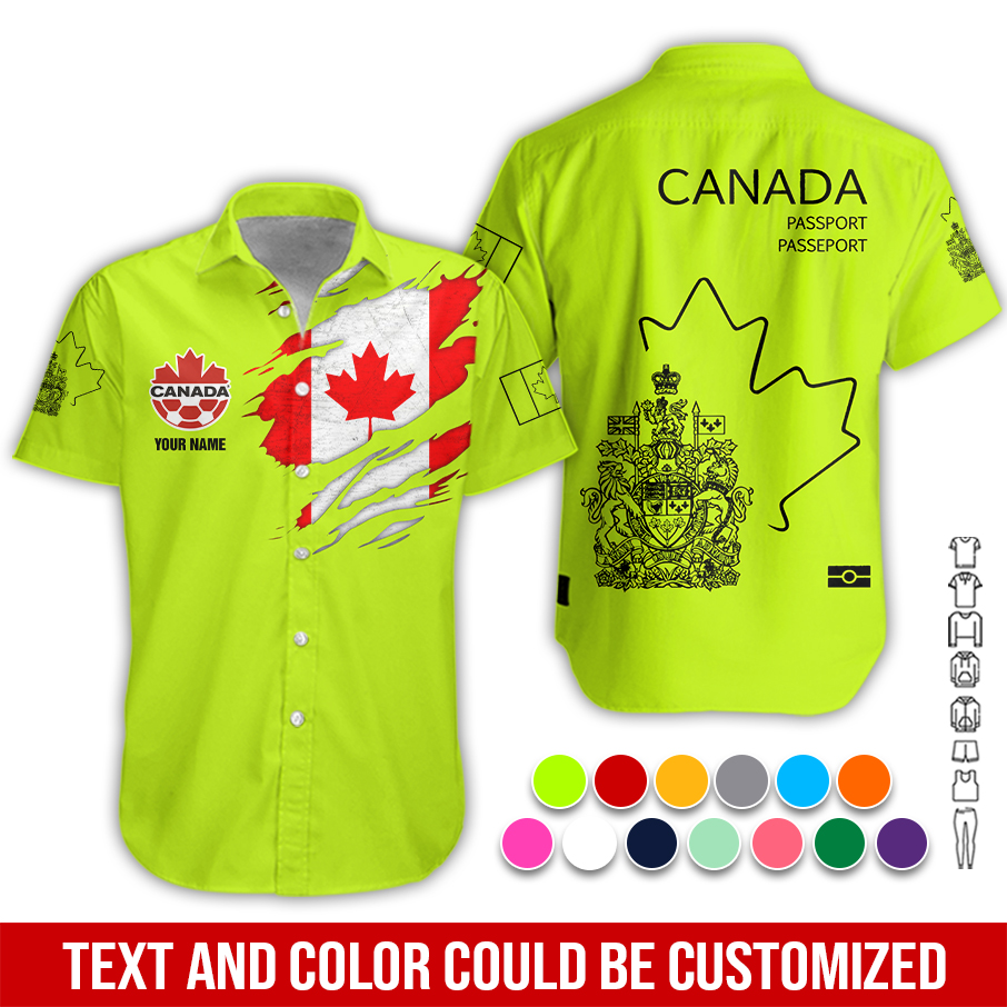 Canada Passport Style 3D All Over Printed Clothes PC695