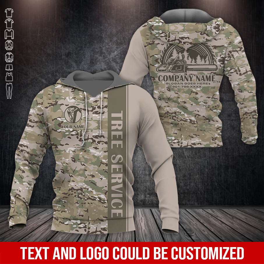 Personalized Name Arborist Tree Services 3D All Over Printed Clothes ZM715