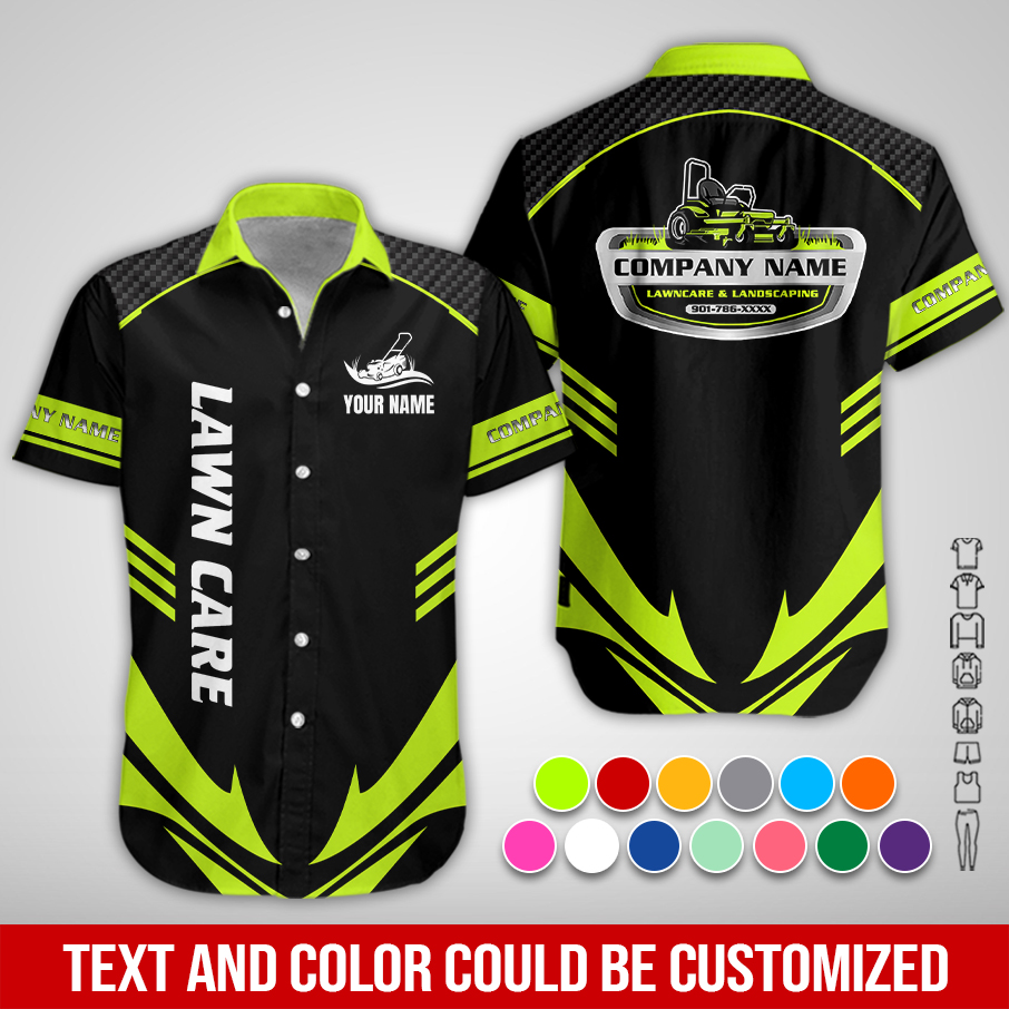 Personalized Name Lawn Care 3D All Over Printed Clothes PC700