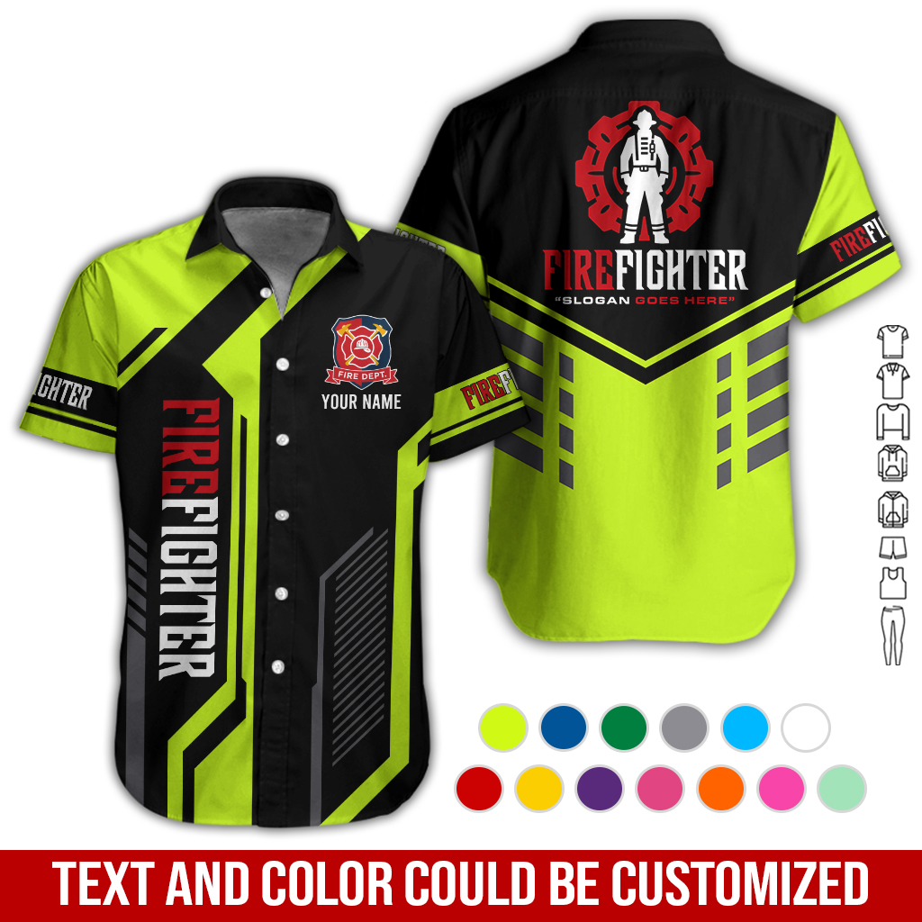 Personalized Fire Dept Hoodie – Patriotic Firefighter 3D Printed Apparel for Independence Day GL428